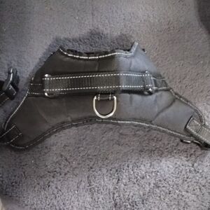 Durable Black Dog Harness